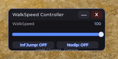 Preview of Walkspeed Loop + InfJump + NoClip
