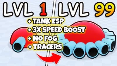 Preview of 3x Speed, Tank ESP, Tracers, Remove Fog