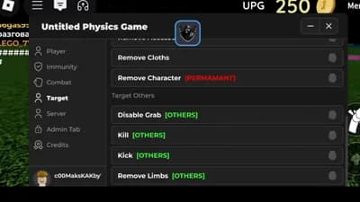 Preview of untitled in-physics game client no key