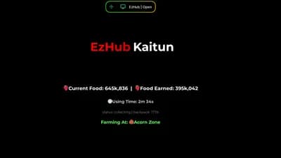 Preview of EzHub - Auto Play, Auto Farm, Kaitun Farm