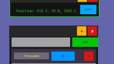 Preview of Live Cords + Tp to saved Cords