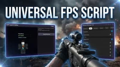Preview of Universal FPS Script Menu (Discord Key)