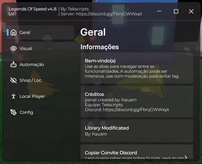 Preview of Script. + Auto Farm orbs, auto rações etc.