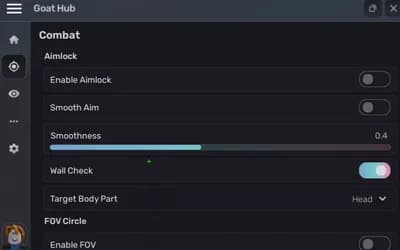 Preview of Goat Hub - universal aimbot, esp