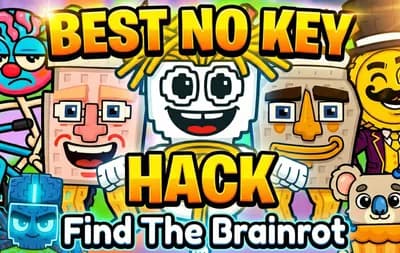 Preview of BEST KEYLESS Find The Brainrot Hack Script 2025