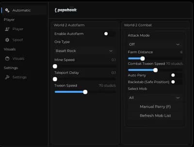 Preview of pepehook-The Forge, Auto Mine, Auto Mob, Auto Sell, and more