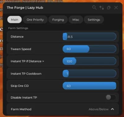 Preview of BEST The Forge SCRIPT | LAZY HUB [Keyless]