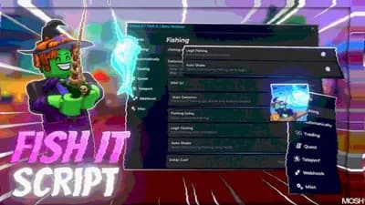 Preview of Fish It! 🐟 Roblox script - Auto Cast Auto Shake Auto Sell