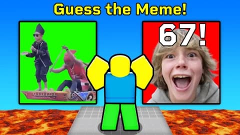 Preview of Leaf Hub V2 - Guess The Meme Or Die - Auto Play, GUI