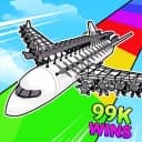 Plane Race with 99 Propellers!