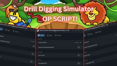 Drill Digging Simulator Script thumbnail