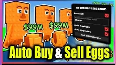 Auto Buy & Sell Brainrot Eggs, Easy Cash thumbnail