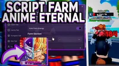 HUB Anime Eternal Script - Auto Farm, Auto Raid Auto Dungeon thumbnail