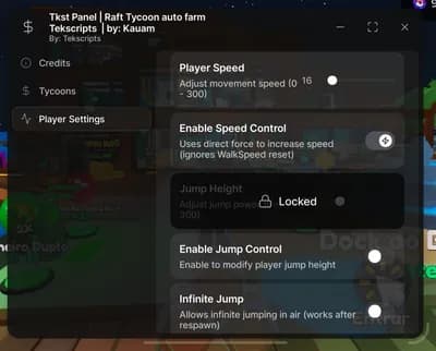 Script Raft tycoon. + auto Collet, auto buy anti tsunami etc thumbnail